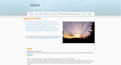 Desktop Screenshot of aadaa.us
